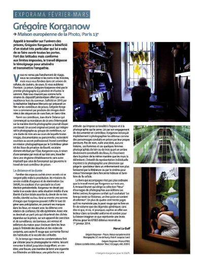 PRISONS, un article paru dans Chasseur d'images