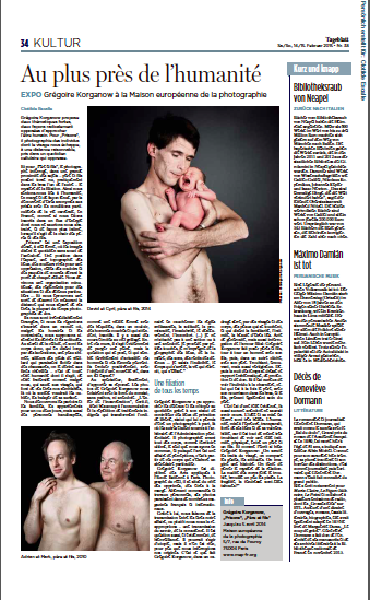 prisons et p&egrave;re et fils, un article paru dans Tageblatt