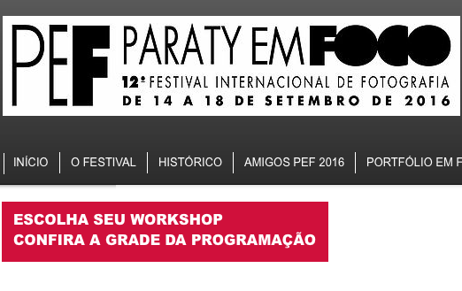 Workshop, Festival Paraty Em Foco, Br&eacute;sil