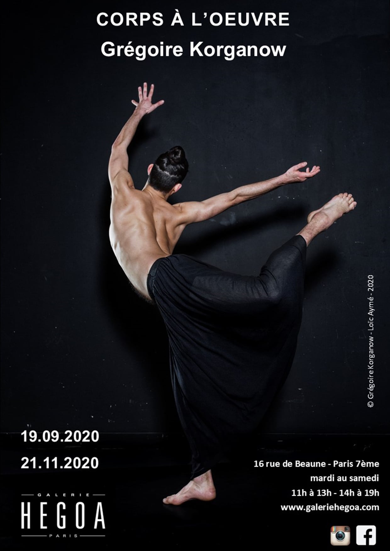 BODY AT WORK at the Hegoa Gallery, Paris